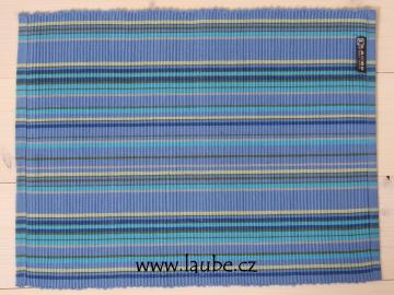 Prostírání Rib stripe 30x40cm - modrá