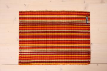 Ubrus na stůl Rib Stripe 80x80cm - oranžová
