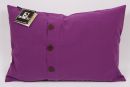 Povlak na polštářek Buttons 40x60cm - Sparkling Grape - světle fialová