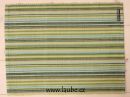 Prostírání Rib stripe 30x40cm - zelená