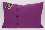 Povlak na polštářek Buttons 40x60cm - Sparkling Grape - světle fialová