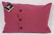 Povlak na polštářek Buttons 40x60cm - Violet Quartz - vínová