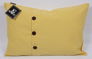 Povlak na polštářek Buttons 40x60cm - Pale Banana - světle žlutá