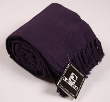 Přehoz Karur 160x240cm - Purple Velvet - tmavě fialová - bez obalu !!